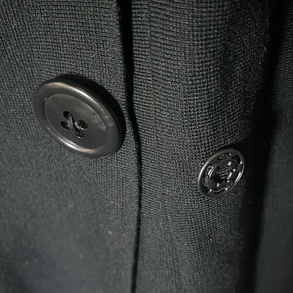 Cache Fur Collar Black Sweater size small - Picture 4 of 7